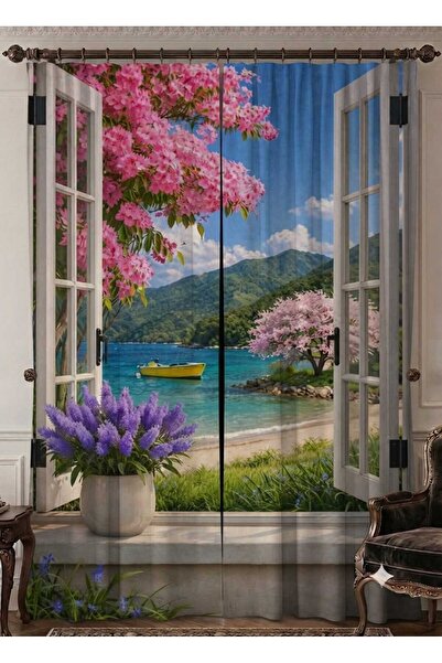 Elmas Dizayn Custom Made Brand Uhd Digital Printing 240*280 cm Double Wing Ba...