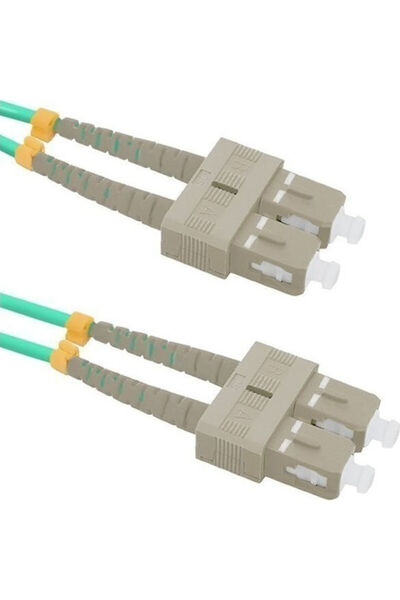 Qoltec Cablu de fibră optică SC-SC 10m Turcoaz Cod: 54356