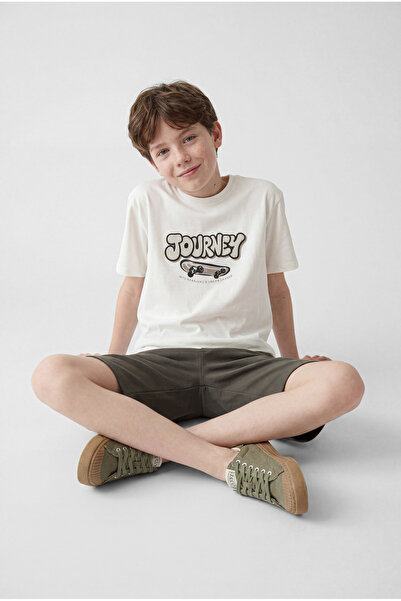 PAULMARK Boy's T-Shirt Oversized Printed