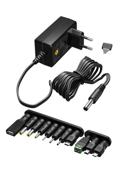 goobay επιτοίχιος φορτιστής 65592, 3V-12V, 3.6W, 12 tips