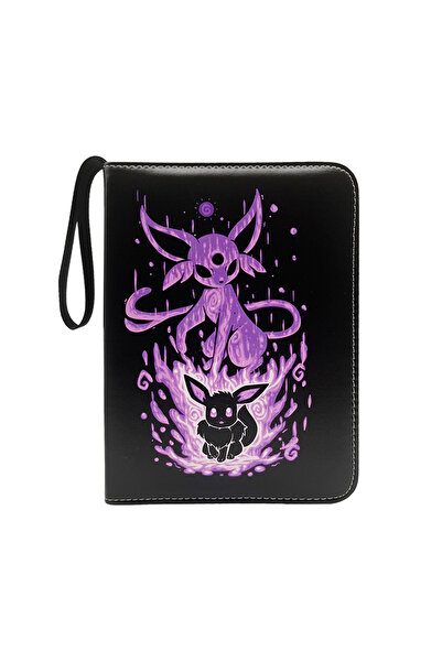Choice14 MINISO Four-grid cardless 8 Pokemon 4 -Pocket 9-Pocket Anime Card Pa...