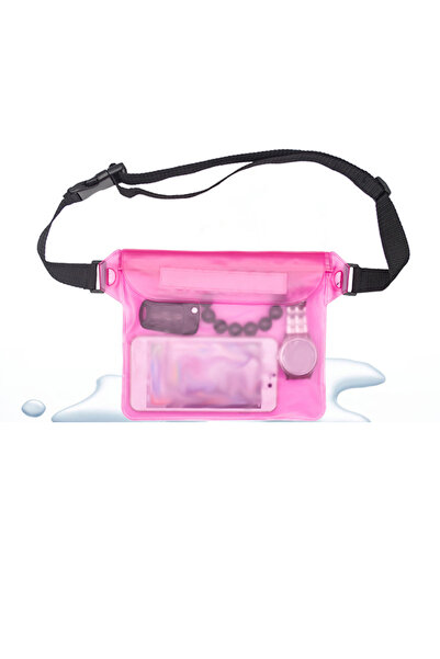 Choice3 Pink Waterproof Mobile Phone Storage Bag for Swimming, Rafting, and D...
