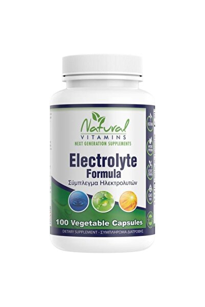 NATURAL VITAMINS Ηλεκτρολύτες Φόρμουλα 100 φυτικές κάψουλες