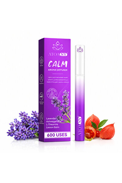 ATOANY Inhalatoare aromaterapie (600 utilizări, fără nicotină). CALM: lavandă...