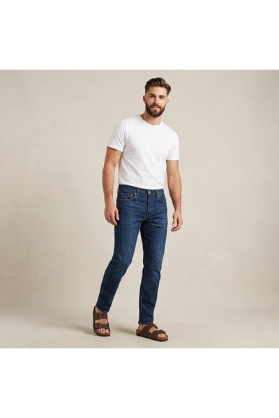 Levi's 502 ™   بنطلون جينز رجالي من قماش الليكرا - 0065