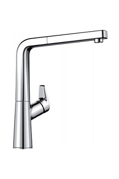 Blanco Avona-S Chrome Μπαταρία Κουζίνας με Περιστρεφόμενο Ρουξούνι και Αποσπώ...