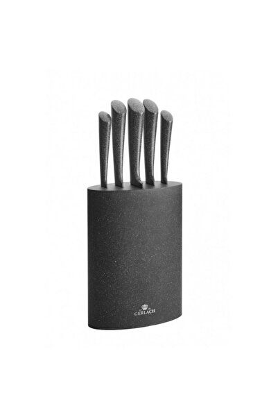 Gerlach Set 5 cutite, Gerlach, Otel inoxidabil, Negru
