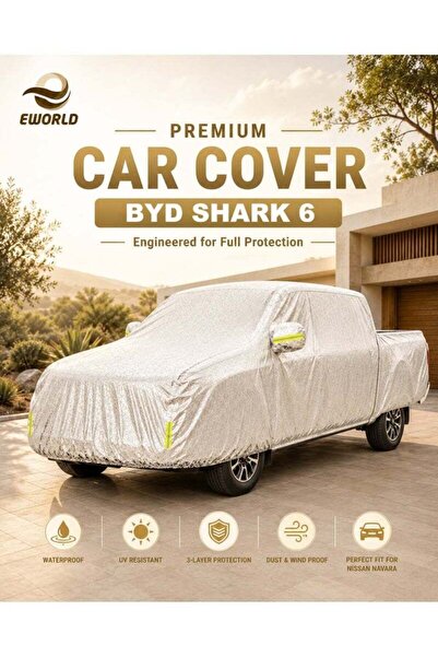 zeetwo Waterproof UV Resistant Full Car Cover for BYD Shark 6 - All Weather D...