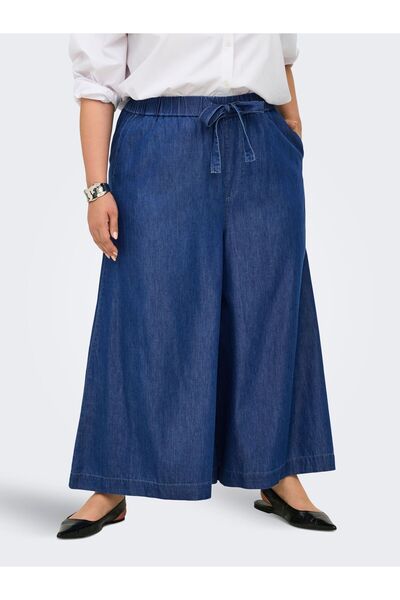 Only Carmakoma Jeans mit weitem Bein CARBEA Weiter Beinschnitt Jeans