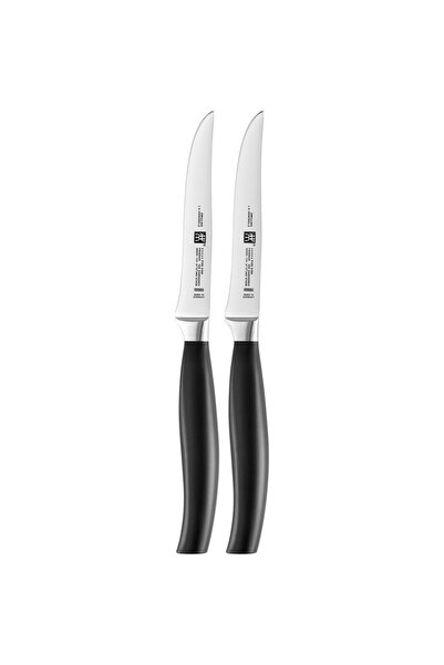 ZWILLING Set 2 Cutite pentru friptura, ZWILLING, Otel, 12 cm, Ergonomic, Negru