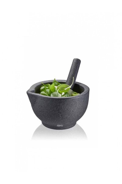 GEFU Mozdzierz Gefu, 13.5cm, 8.5cm inaltime, portelan, cu varsare