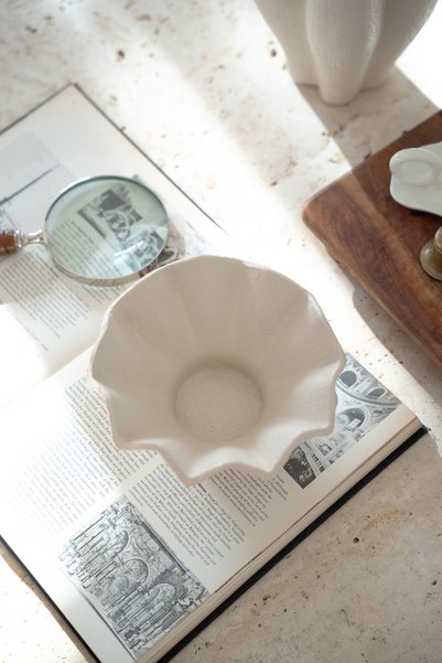Dekorzdükkan Bol decorativ din ceramică Aura Dalga