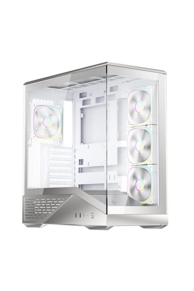 1ST PLAYER GM7 BTF GÜMÜŞ ARGB 4X12CM FAN TEMPERLİ CAM USB 3.0 TYPE-C ATX KASA