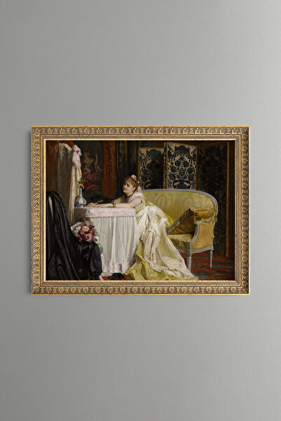 epiqart After the Ball - Vintage Patterned Painting - Fine Model