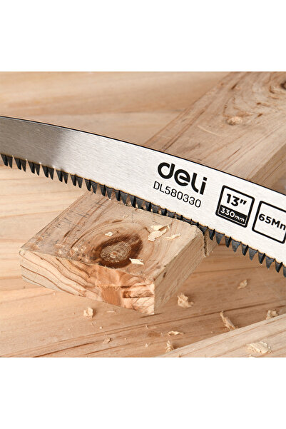 Deli πριόνι ξύλου DL580330 με αντιολισθητική λαβή, 330mm, 7 TPI