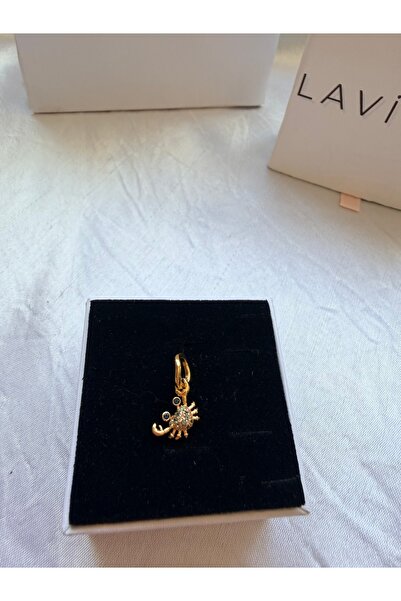 Genel Markalar Gold Renk Yengeç Gümüş Charm’ı