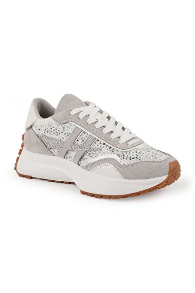LBR Women's Sneaker Daily Stoned Thick Sole Cushioned Lace-Up Walking Shoes L...