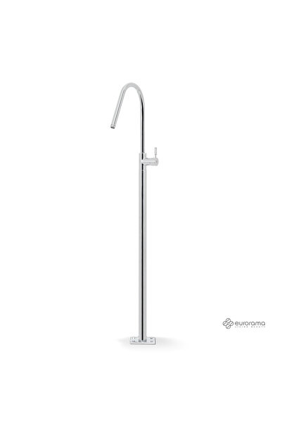 Eurorama Chrome Επιδαπέδια Μπαταρία Νιπτήρος 13302-100