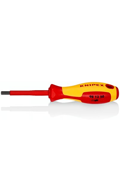 Knipex Επαγγελματικό Μονωμένο Κατσαβίδι Άλεν 98 13 50 - 1000V VDE Εξάγωνο 5mm
