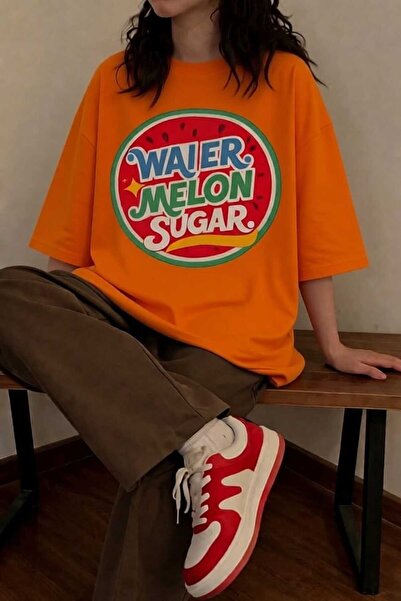 New Shine Watermelon Sugar Printed Cotton T-Shirt