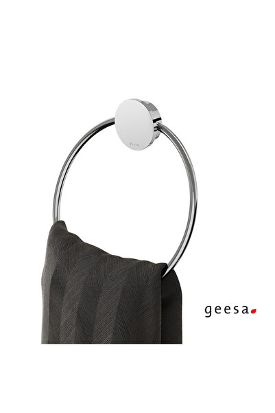 Geesa Opal Κρίκος Μπάνιου Μονός με Βίδες Chrome