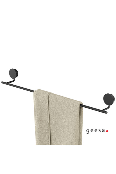 Geesa Opal Πετσετοκρεμάστρα σταθερή 66εκ Black Matt