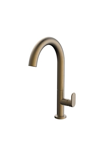 ARMANDO VICARIO Slim Antique Brass Μπαταρία Νιπτήρος Υψηλή με Βαλβίδα clic-clac