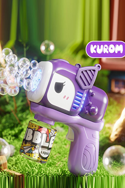 Pofika Capıbara,Kuromı,My Melody,Stıtch Köpük Baloncuk Tabancası Otomatik Pil...