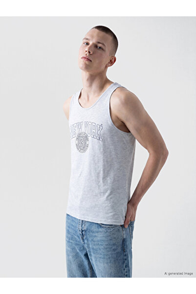 LC Waikiki I Zero Roba Yaka New York Printed Men's Sleeveless T-Shirt from Fr...