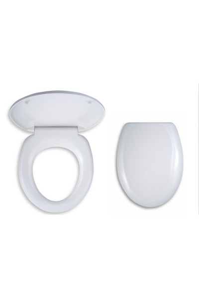 FERRO WC SEATS UNIVERSAL Κάλυμμα λεκάνης Duroplast Π370cm Λευκό