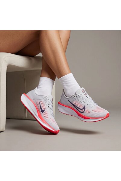 Nike Quest 6 White Running Shoes Sportie (Slim Fit)