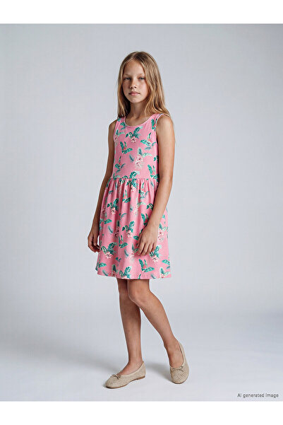 LC Waikiki Peak New Season Patterned Girls' Dress