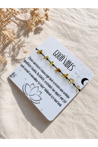 Sfenks. Sphinx Good Vibes Citrine Natural Stone Bracelet |   Adjustable Draws...