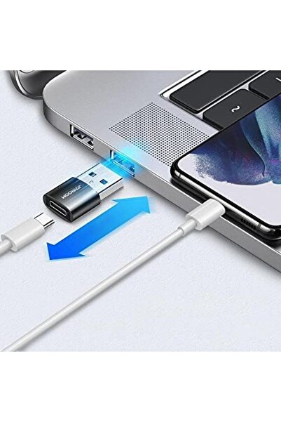 Yıldızan Tua Shop S-H152 Adapter USB to Type-C Black 1022020