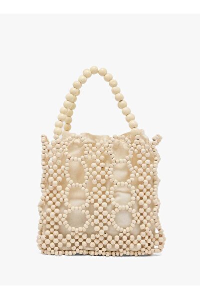 Khizana pearl embroided statement bag