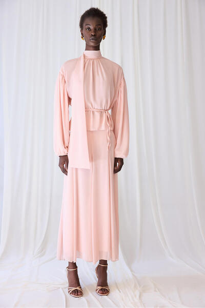 Touché Privé Volanli Chiffon Suit