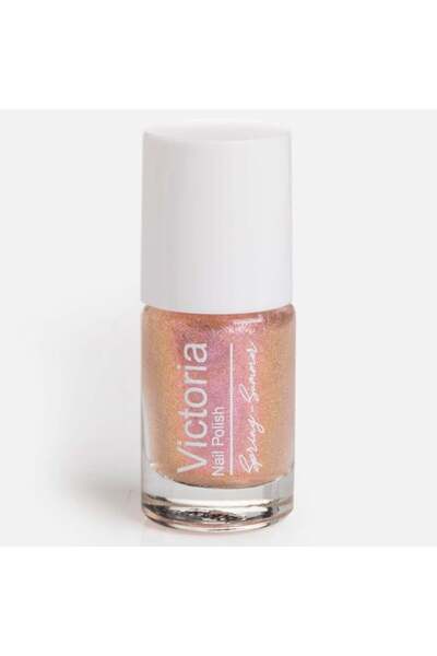 Victoria Ojă clasică, nuanță roz – de Lunga Durata Roz cu Glitter, 6ml | efec...