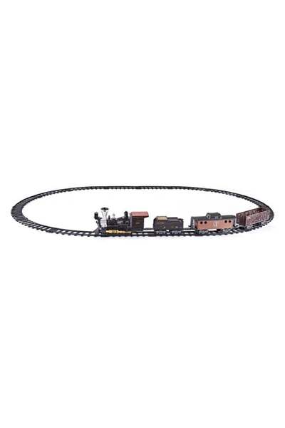 Jumbo Trenuleț electric Western cu 3 vagoane, sunet și lumini
