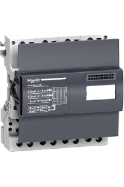 Schneider Electric Întrerupător cu buton pentru panou, cu 4 poli, 125A