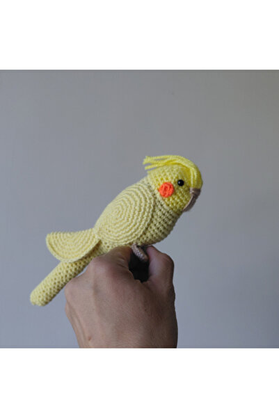 nildamigurumi Amigurumi Muhabbet Kuşu Sultan Papağan Sarı