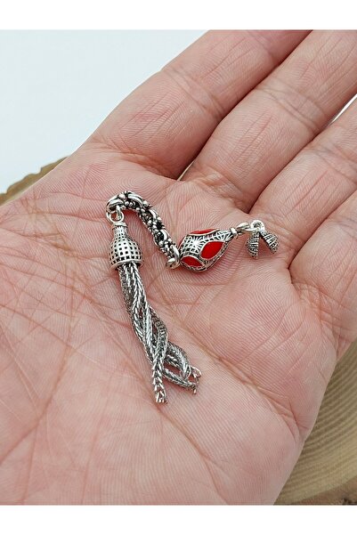 Yasamtohumu Silver Plated Alpaca Prayer Bead Tassel (62410)
