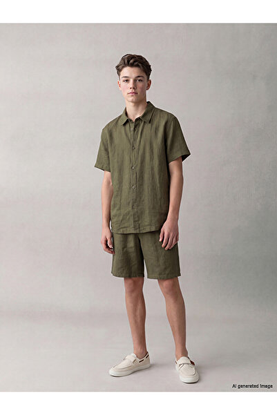 LC Waikiki طقم LCW Kids Khaki Dobby للأولاد