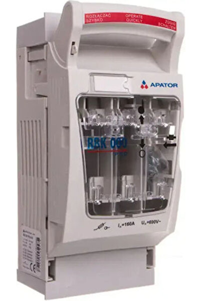Apator Distribuitor cu siguranță izolată Rbk 000-w-m Pro, borne cu șurub M8, ...