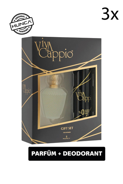 Viva Cappio Classic Kadın Parfüm Seti ( Edt Parfüm 60 ml + Deodorant 150 ml )...