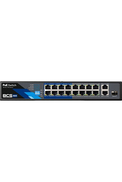 BCS -B-SP1602G-1SFP Switch PoE L2 cu 16 porturi Ethernet Gigabit (1Gbps)