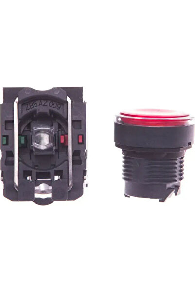 Schneider Electric Buton de control 22mm Roșu cu revenire automată și ilumina...