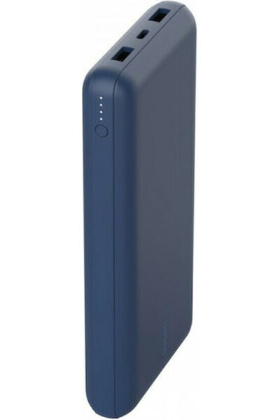 Belkin BPB012BTBL Power Bank 20000mAh 15W με 2 θύρες USB-A και 1 θύρα USB-C Μπλε