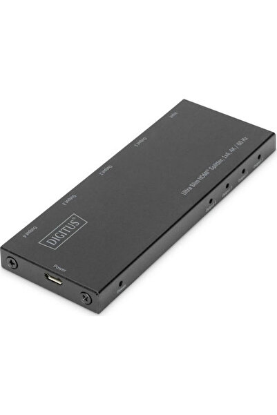 Digitus Splitter HDMI Ultra Subțire 1x4, 4K / 60 Hz DS-45323