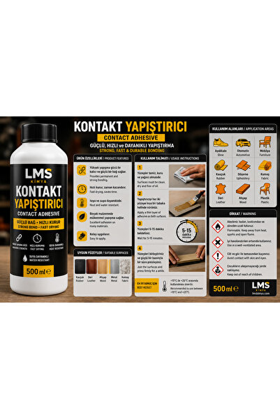 Kontakt yapıştırıcı, güçlü ve ısıya dayanıklı