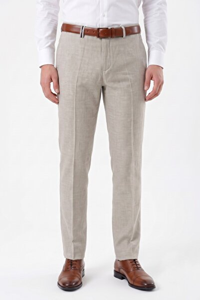 KAMER Men's Regular Fit Cotton Blend Fabric Trousers 2010P Bgl-St05611